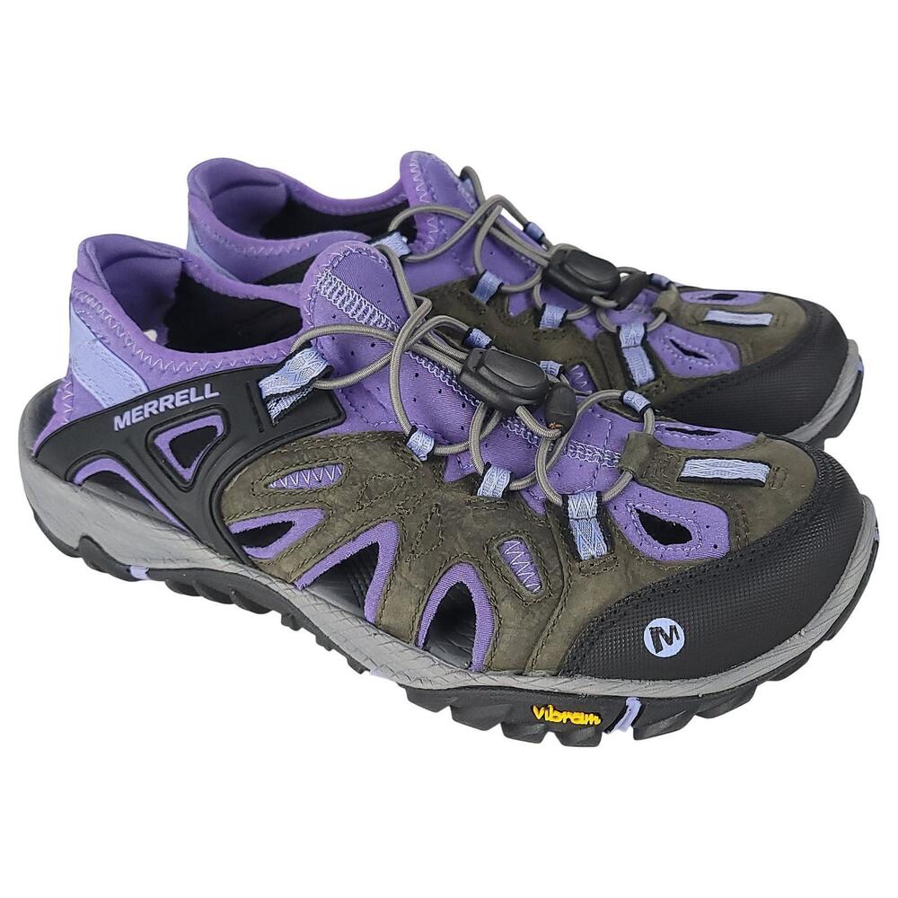 Merrell All Out Blaze Sieve Water Sandals Women 8.5 Purple Closed Toe J65252